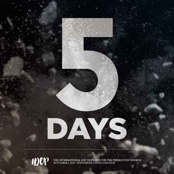 An explosion of dust with the text “5 Days” placed within it to advertise an upcoming video release