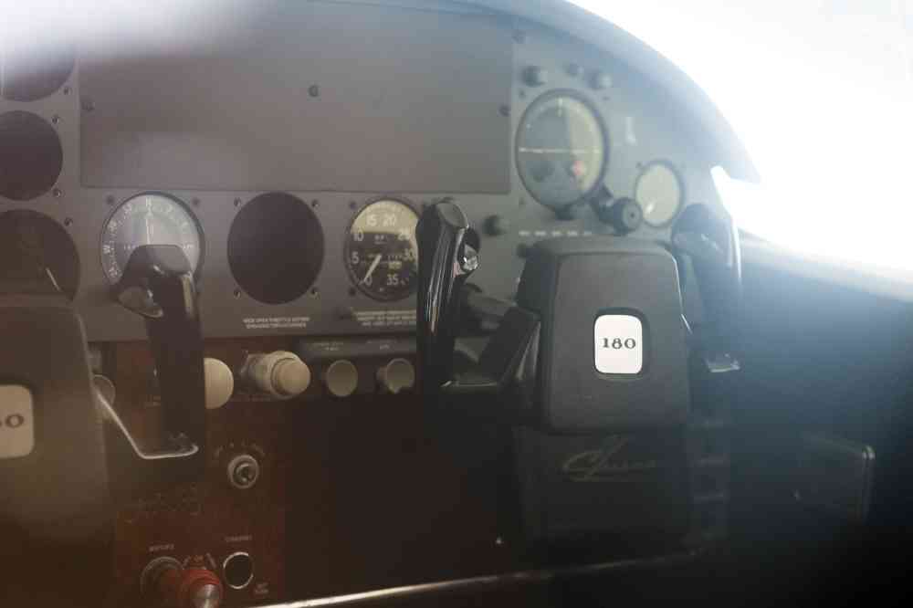 Interior of decommissioned airplane